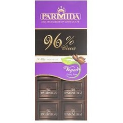 تصویر شکلات تابلت تلخ 96 درصد پارمیدا 