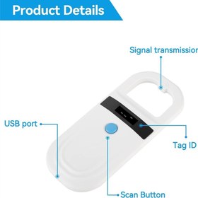 تصویر اسکنر شناسه حیوانات خانگی برند Agatige 