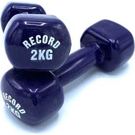 تصویر دمبل ایروبیک 2 کیلویی طرح رکورد Record 