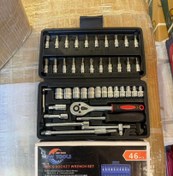 تصویر ست بکس ۴۶ پارچه بکس درایو ۱/۴ مدل CR-V 