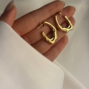 تصویر گوشواره استیل ژوپینگ کد32 