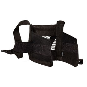 تصویر پوزه بند برزنتی چسبی سگ 