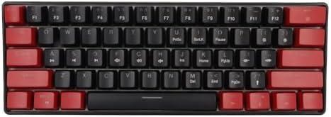 خرید و قیمت RGB Mechanical Gaming Keyboard, 61 Keys USB Ergonomic