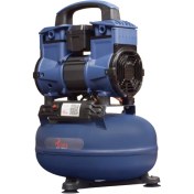 تصویر کمپرسور باد روما مدل 2-1180F10 ظرفیت ۱۰ لیتر بدون روغن سایلنت 