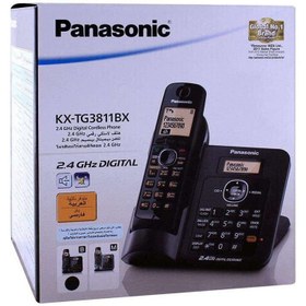 تصویر گوشی تلفن بی سیم پاناسونیک KX-TG3811BX Panasonic KX-TG3811BX Cordless Phone