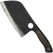 تصویر ساطور قصابی طرح صربستانی فنری دستساز 