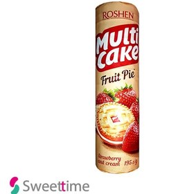 تصویر بیسکویت کرمدار توت فرنگی روشن (Roshen) ا roshen strawberry cream biscuits roshen strawberry cream biscuits