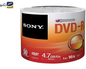 تصویر دی وی دی خام سونی مدل DVD-R2 بسته 50 عددی 