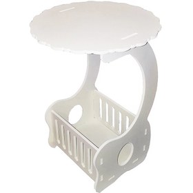 تصویر میز تلفن کد 003 - سفید 