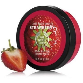 تصویر کره بدن Strawberry بادی شاپ 50ML 