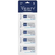 تصویر باتری ریموتی آلکالاین 12 ولت سایز 27A مارک VERITY 