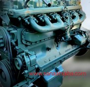 تصویر موتور بنز ۶ سیلندر بنز ۱۰ تن ۶ سیلندر توربو دار 