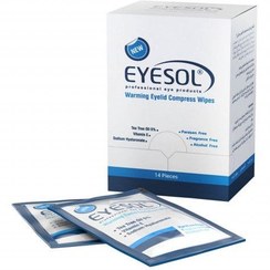 تصویر پد پاک کننده پلک و مژه آیسول ا Eyesol Warming Eyelid Compress Wipes 14 Pieces Eyesol Warming Eyelid Compress Wipes 14 Pieces