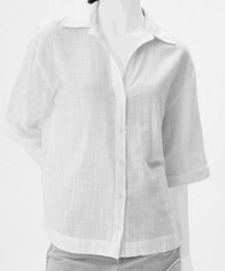 تصویر پیراهن آستین کوتاه زنانه کوتون Koton کد 4SAK60022PW 