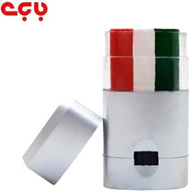 تصویر گریم رنگ صورت ورزشی 