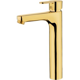 تصویر شیر روشویی پایه بلند کاویان مدل گلسا Golsa Model Kavian Long Stand Faucet