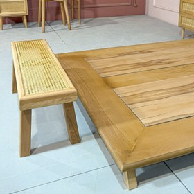 تصویر نیمکت حصیری آشیل 