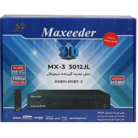 تصویر گیرنده MAXEEDER مدل 3012JL ساپورت DVBT+DVBT2 به همراه کابل HDMI باگارانتی گاندو سرویس 