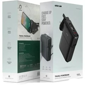 تصویر پاور بانک مسافرتی 10000Mah گرین لاین مدل GREEN LION GL-PB67 پاور بانک مسافرتی 10000Mah گرین لاین مدل GREEN LION GL-PB67