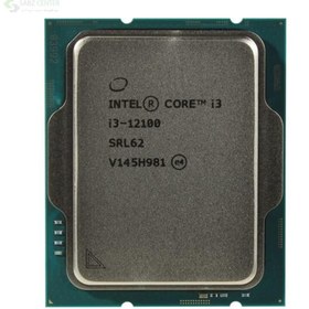 تصویر پردازنده اینتل سری مدل Intel Core i3-12100 ا Intel Core i3-12100 Tray Intel Core i3-12100 Tray