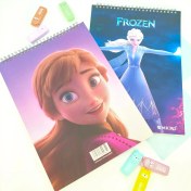 تصویر دفتر نقاشی 80 برگ السا و آنا سایز A4 