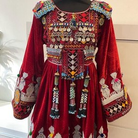 تصویر لباس دخترانه افغانی 