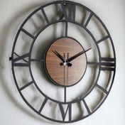 تصویر ساعت مدرن دیواری H222 - مشکی 