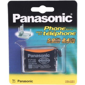 تصویر باتری تلفن بی سیم پاناسونیک مدل Panasonic P-P102 Battery