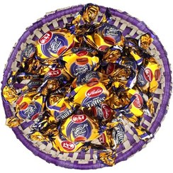 تصویر تافی مغزدار شکلاتی آیدین - یک کیلو 