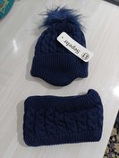 تصویر شال و کلاه گوشدار پسرانه 