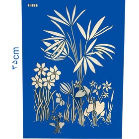 تصویر شابلون طرح گلزار کد Fr050 