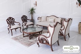 تصویر مبل شیک جدید کلاسیک کینگ کویین کد ۹ 