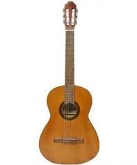 تصویر گیتار کلاسیک وفایی مدل mv3 به همراه کیف و پیک 