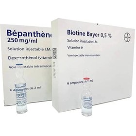 تصویر آمپول بیوتین بپانتین بایر Biotin Bepanthene Bayer