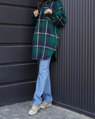 تصویر شکت پشمی زنانه چهارخونه مدل ۲۱۹۱ 