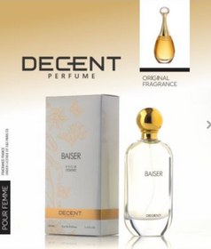 تصویر ادکلن دیسنت مدل Baiser حجم 100 میلی لیتر Baiser decent perfume 100 mil ( جادور ) 