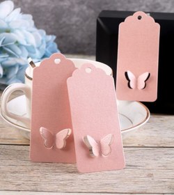 تصویر کارت آویز پروانه ای 