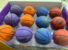 تصویر توپ بسکتبال مینی پلاستیکی قطر ۷ سانت 