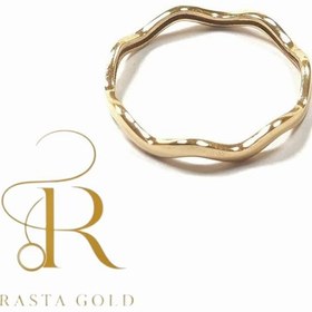 تصویر انگشتر مینیمال موج 