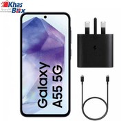 تصویر آداپتور شارژر 25 وات اورجینال سامسونگ SAMSUNG GALAXY A55 Samsung A55 Original Charger