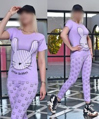تصویر ست تیشرت شلوار زنانه خرگوش 