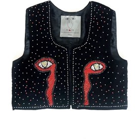 تصویر وست دست دوز ماسی 