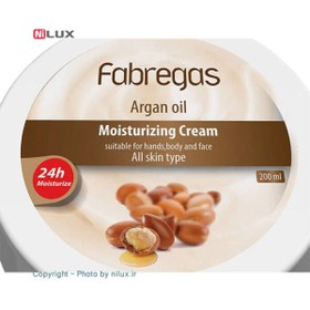 تصویر کرم مرطوب کننده فابریگاس مدل Argan Oil حجم 200 میلی لیتر 