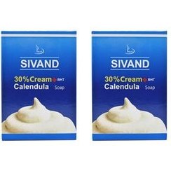 تصویر صابون شستشو سیوند مدل Calendula وزن 90 گرم مجموعه 2 عددی 
