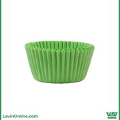تصویر کپسول کاپ کیک سبز 
