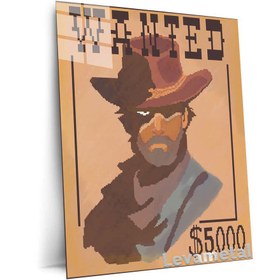 تصویر متال پوستر آرتور مورگان Arthur Morgan از بازی رد دد ردمپشن Red Dead Redemption با کد A-191 