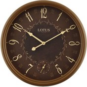 تصویر ساعت دیواری چوبی لوتوس مدل NICEVILLE کد W360 