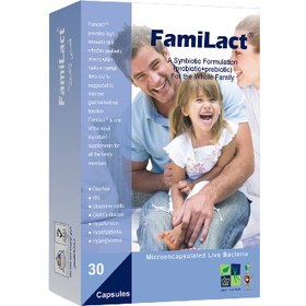 تصویر فمی لاکت (پروبیوتیک+پری بیوتیک) زیست تخمیر 30 کپسول Familact Zist Takhmir 30Caps