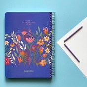 تصویر دفتر 200 برگ سیمی پیل طرح اسپرینگ 