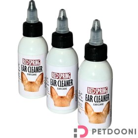 تصویر قطره از بین برنده جرم گوش سگ و گربه رد اسپرینگ 60 میل Ear pet remover drops 60 ml